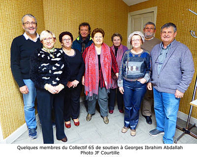 Naissance d’un Collectif 65 de soutien à Georges Ibrahim Abdallah, plus vieux prisonnier de France